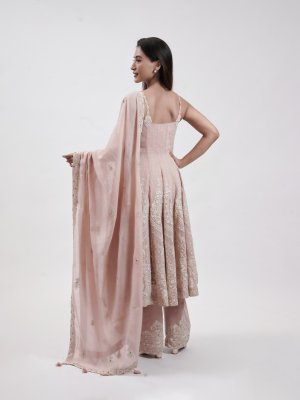 Powder Pink Mul Palazzo    - image 4