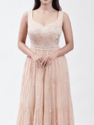 Peach Mul Naira Cut Palazzo - image 3