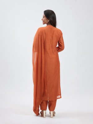 Sunflower Yellow Chanderi Palazzo - image 4