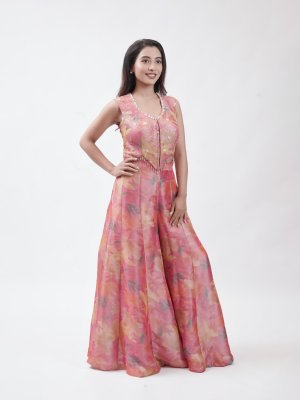 Pink Tissue  Palazzo - image 2