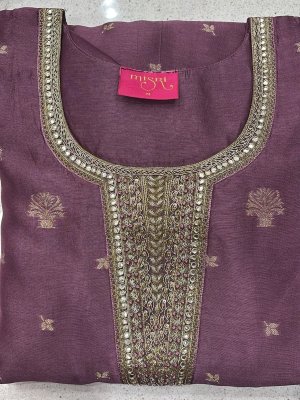 deep purple salwar - image 1