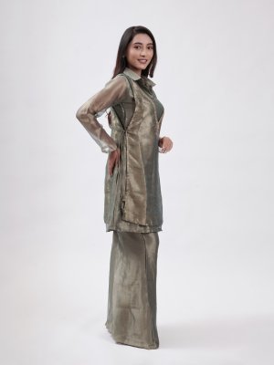Rama Green Tissue Palazzo - image 2