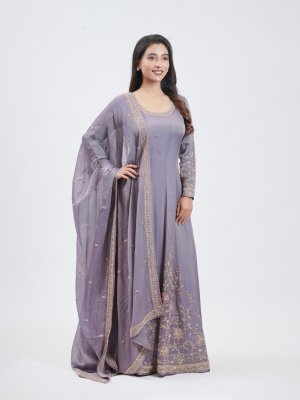 Lavender Tissue Party Gown - image 2
