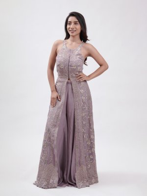 Lavender Organza Palazzo - image 1