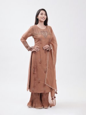 Cinnamon Tissue Palazzo - image 2