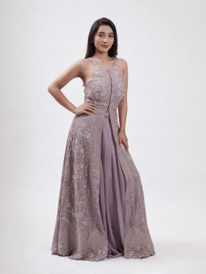 Lavender Organza Palazzo - image 2