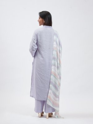 Light Lavender Linen Palazzo - image 4