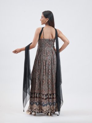 Black Modal Silk Palazzo - image 4