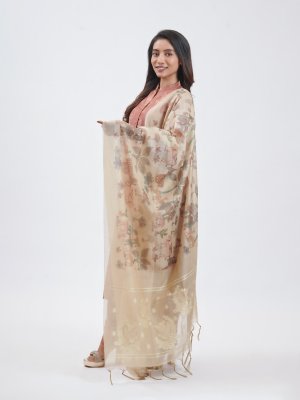 Rust Orange Chanderi Palazzo - image 2