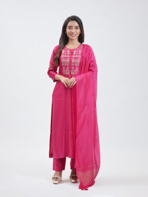 Pink Satin Silk Palazzo - image 1