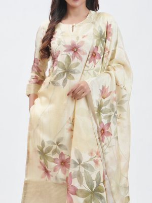 Lime Yellow Crepe Palazzo - image 3