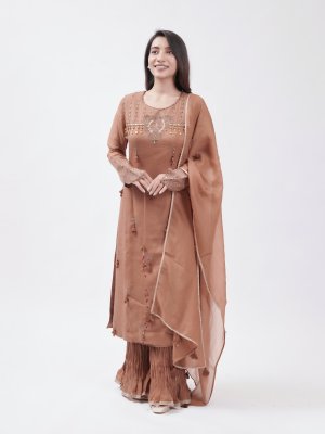 Cinnamon Tissue Palazzo - image 1