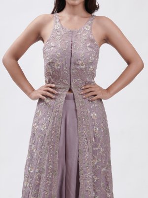 Lavender Organza Palazzo - image 3