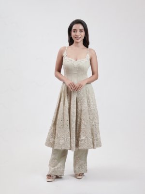 Sage Green Mul Palazzo - image 3