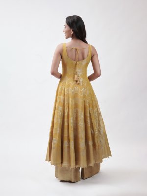 Mustard Yellow Tissue Palazzo  - image 4