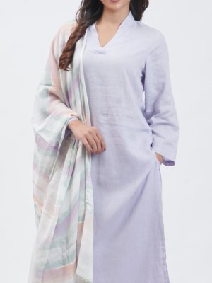 Light Lavender Linen Palazzo - image 3