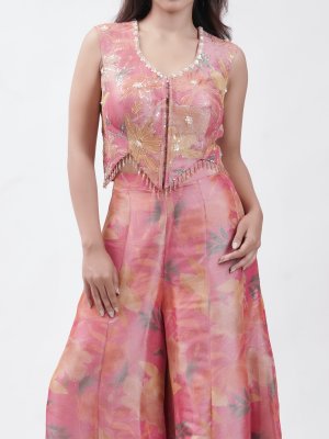 Pink Tissue  Palazzo - image 3