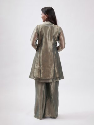 Rama Green Tissue Palazzo - image 4
