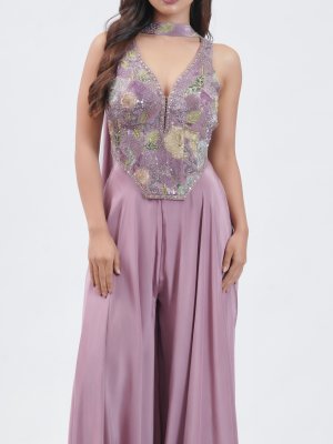 Grape Crepe Palazzo - image 3