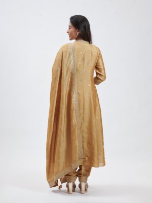 Mustard Yellow Crepe Straight Pant - image 4