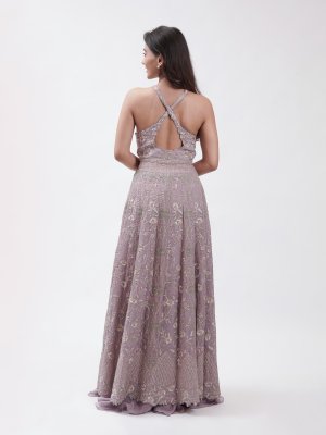 Lavender Organza Palazzo - image 4