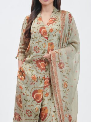 Sage Green Crepe Palazzo - image 3