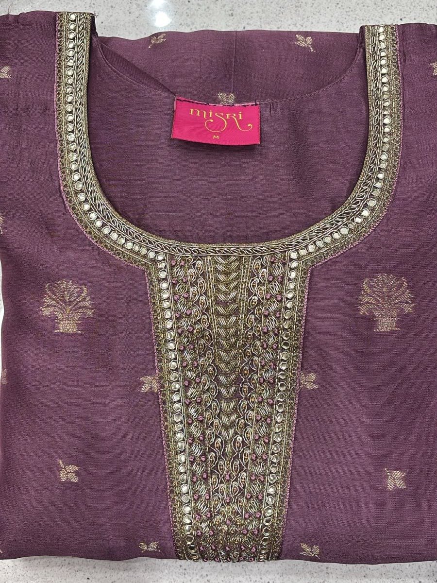 deep purple salwar