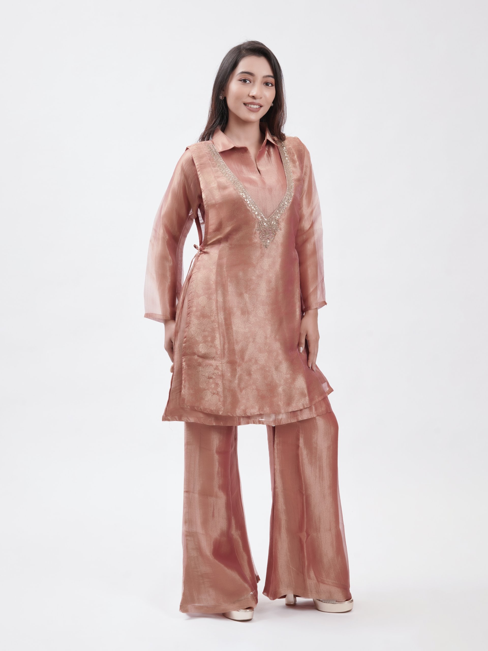 Honey Tissue Palazzo